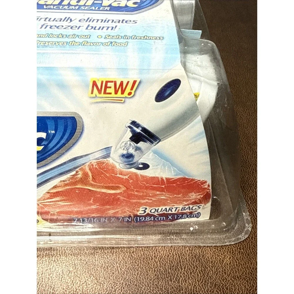 NEW Sealed Reynolds Handi-Vac Handheld Food Vacuum Sealer Starter Kit